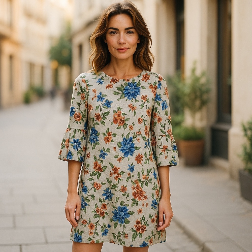 Calvin Klein Floral Shift Dress size 8 - Picture 1 of 9
